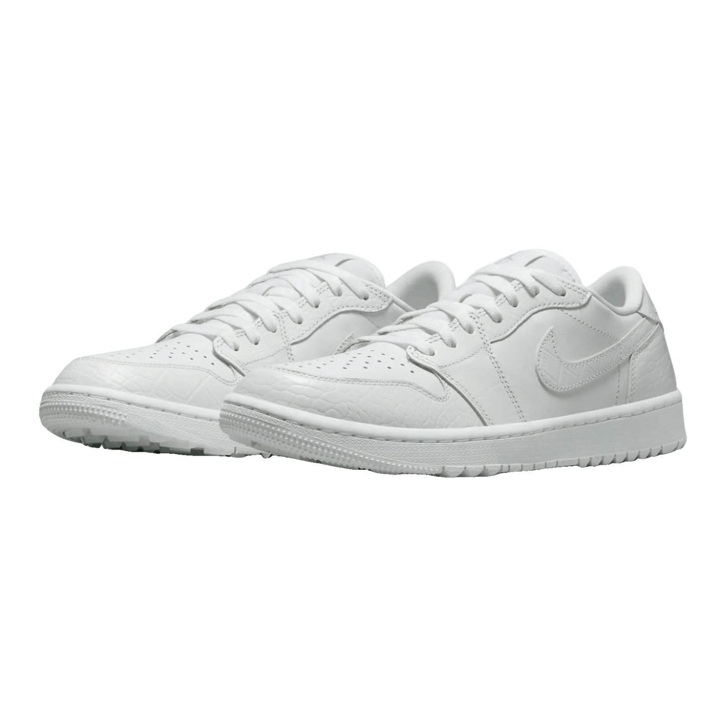 Nike Air Jordan 1 Retro Low Golf White Croc Side