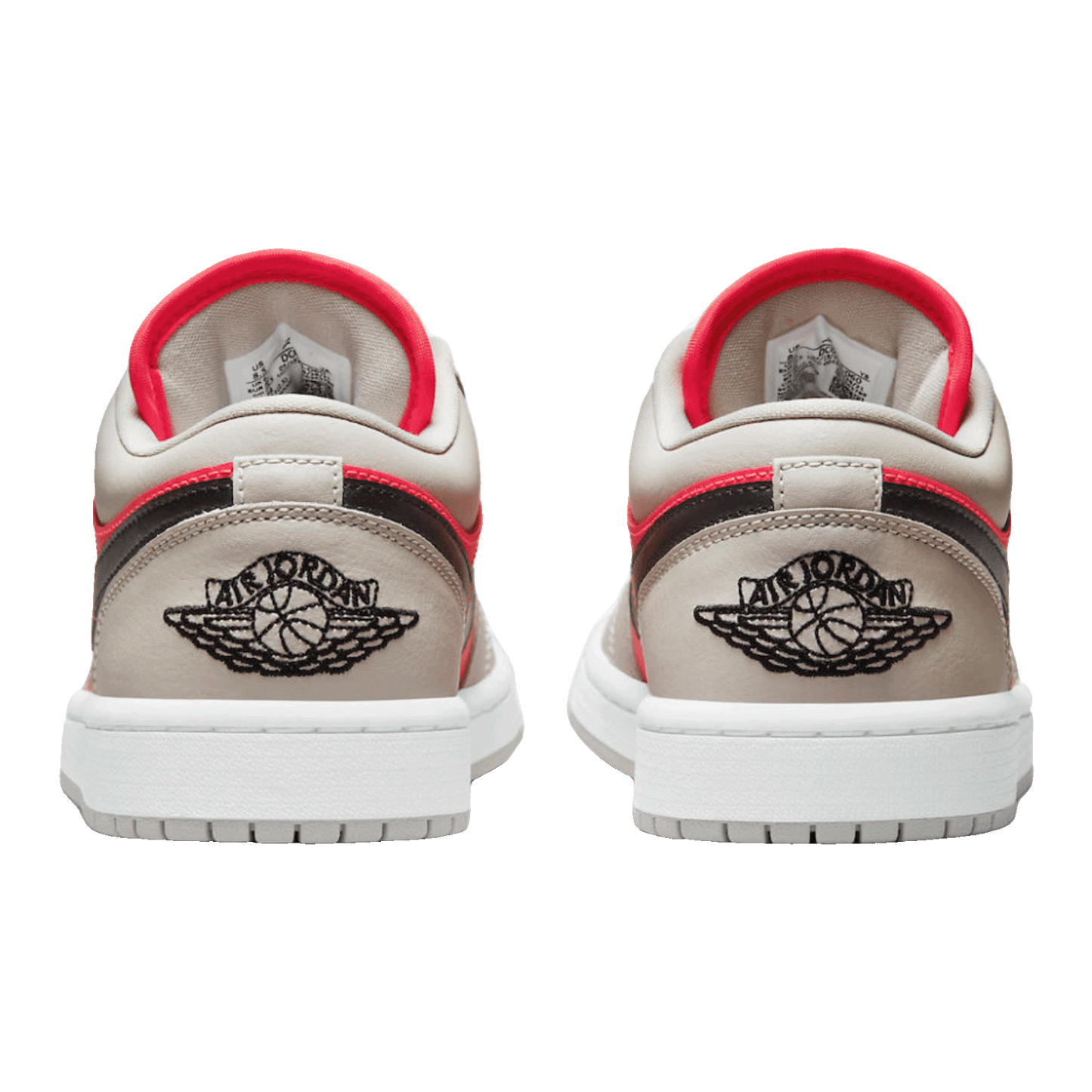 Nike Air Jordan 1 Retro Low Light Iron Ore Siren Red (W) Back