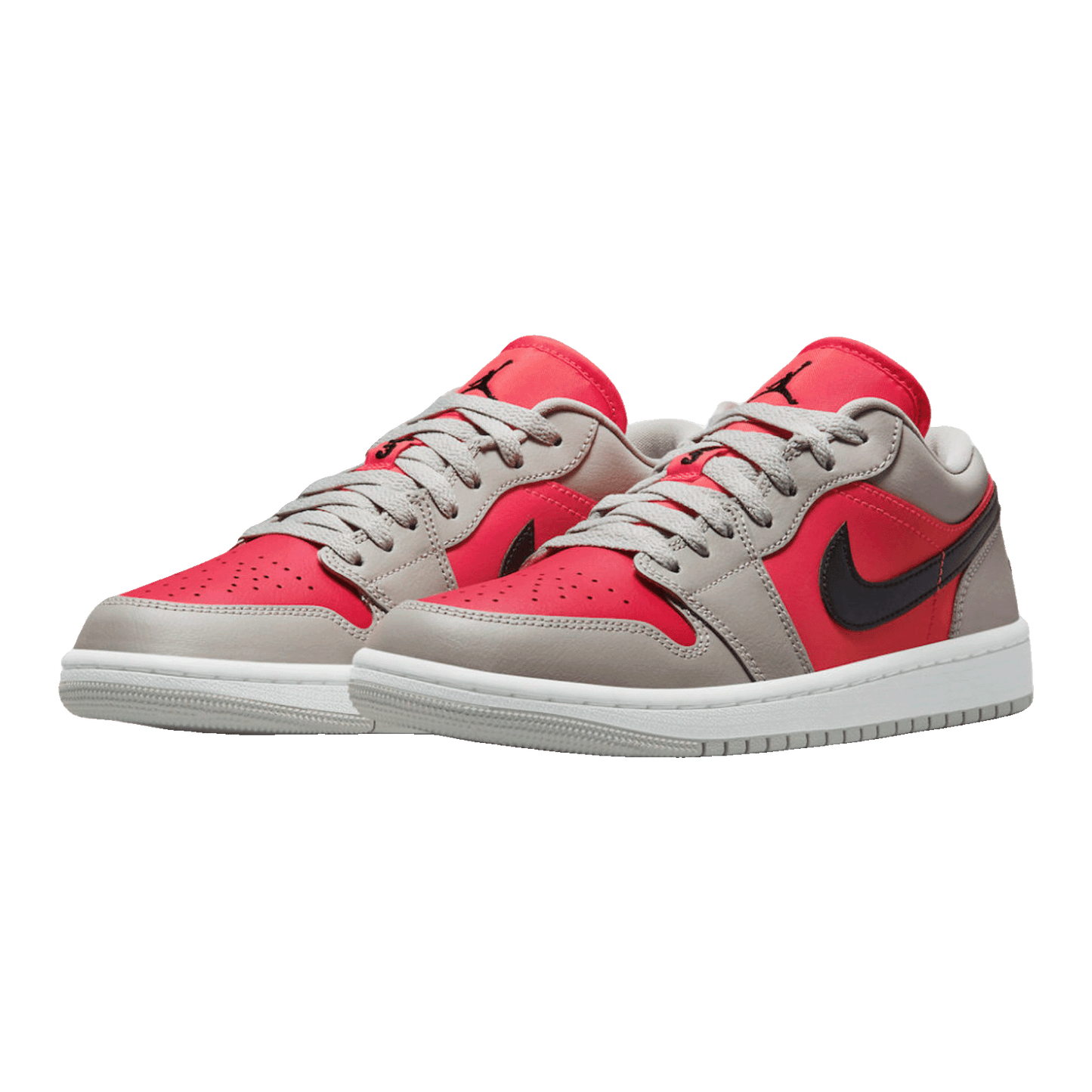 Nike Air Jordan 1 Retro Low Light Iron Ore Siren Red (W) Side
