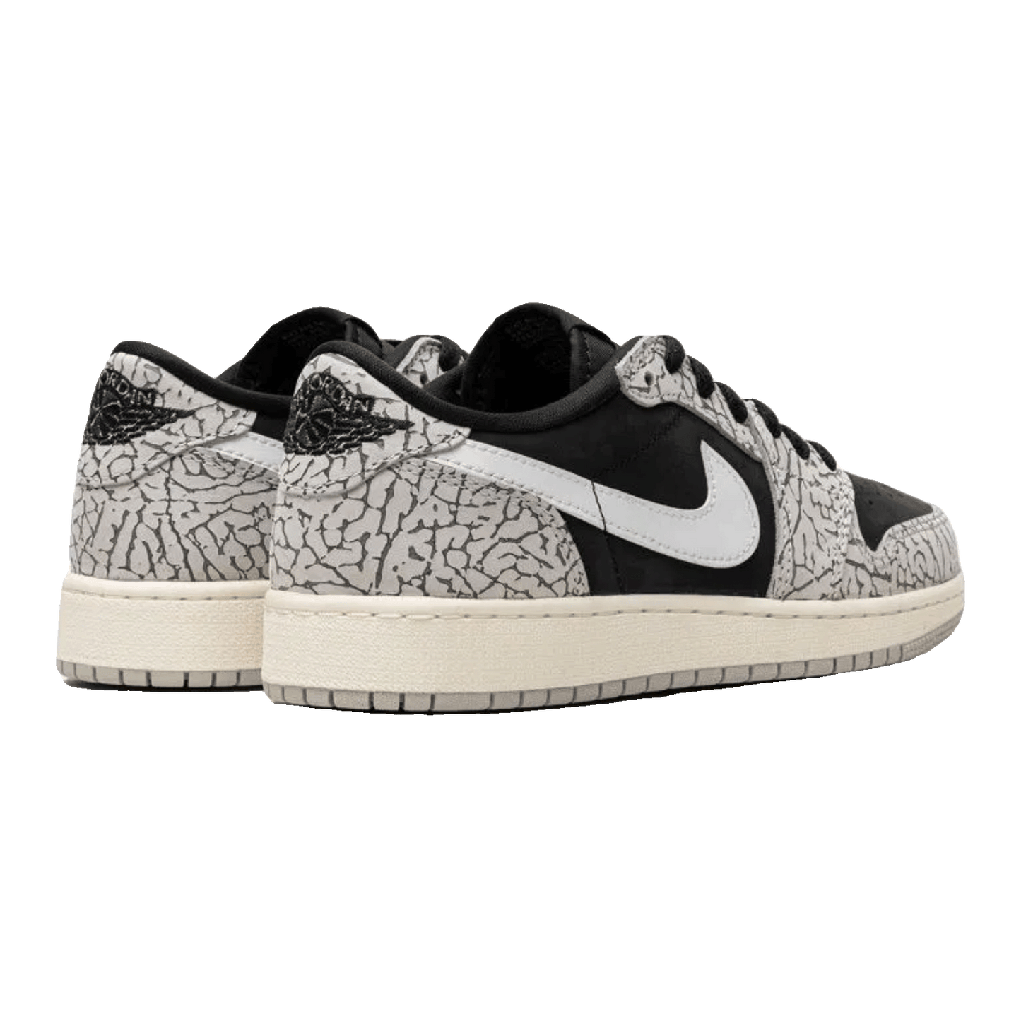 Nike Air Jordan 1 Retro Low OG Black Cement (GS) Back