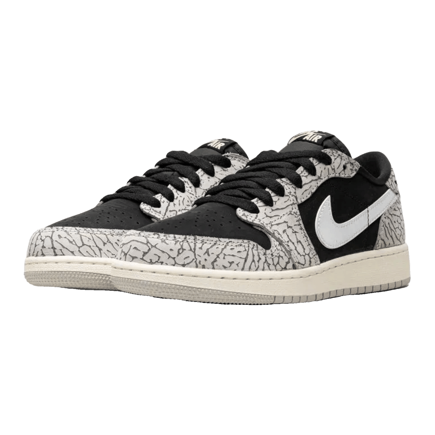 Nike Air Jordan 1 Retro Low OG Black Cement (GS) Side