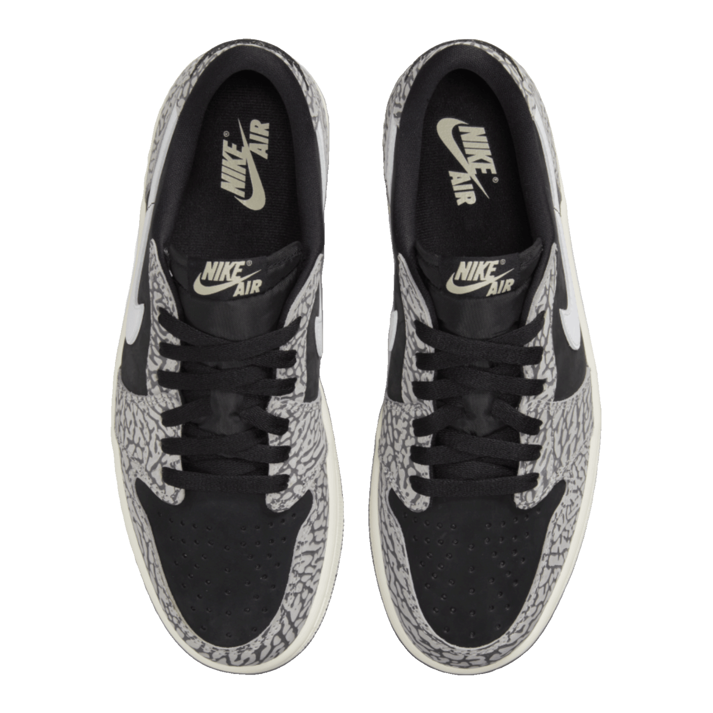 Nike Air Jordan 1 Retro Low OG Black Cement (W) Oben
