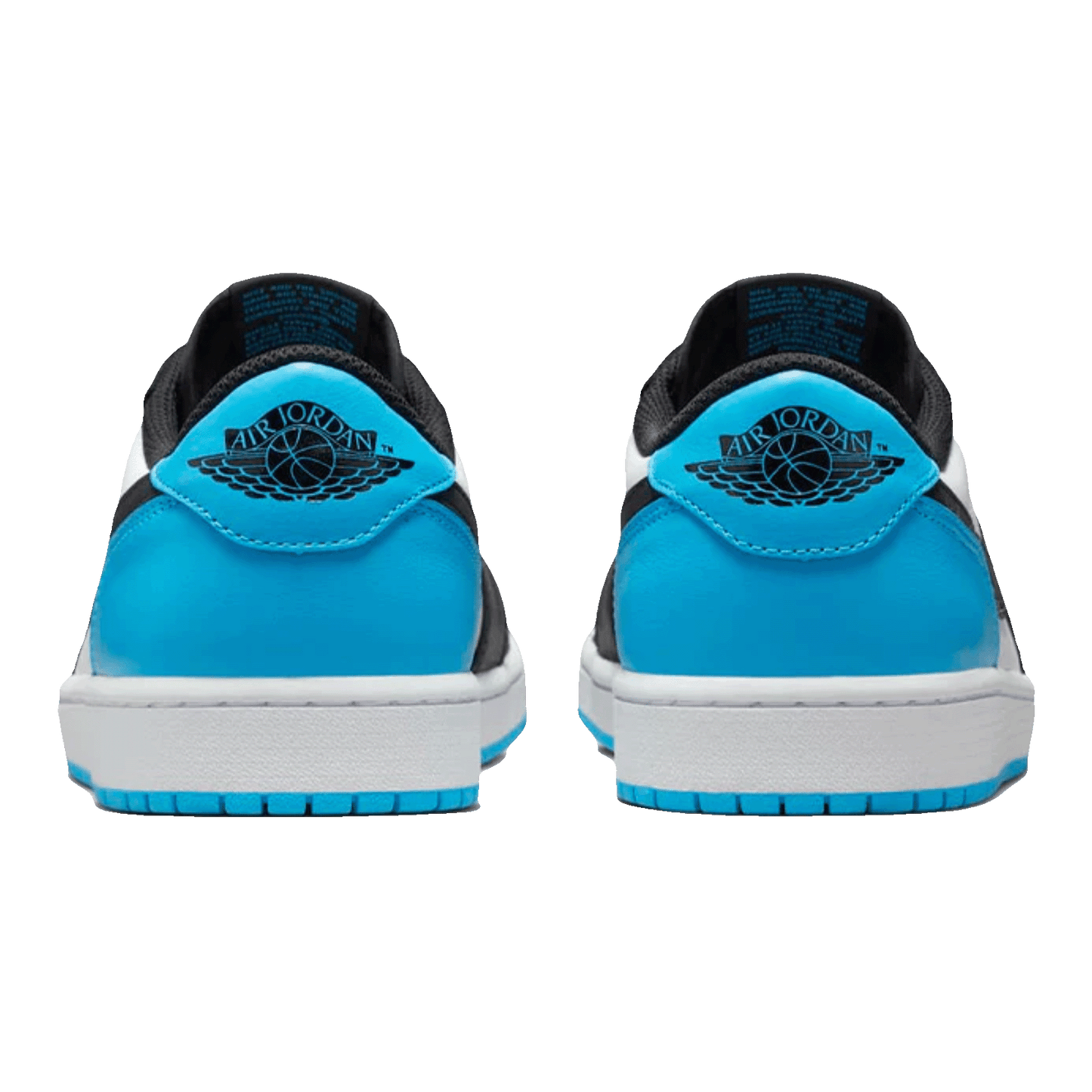 Nike Air Jordan 1 Retro Low OG Black Dark Powder Blue (GS) Back