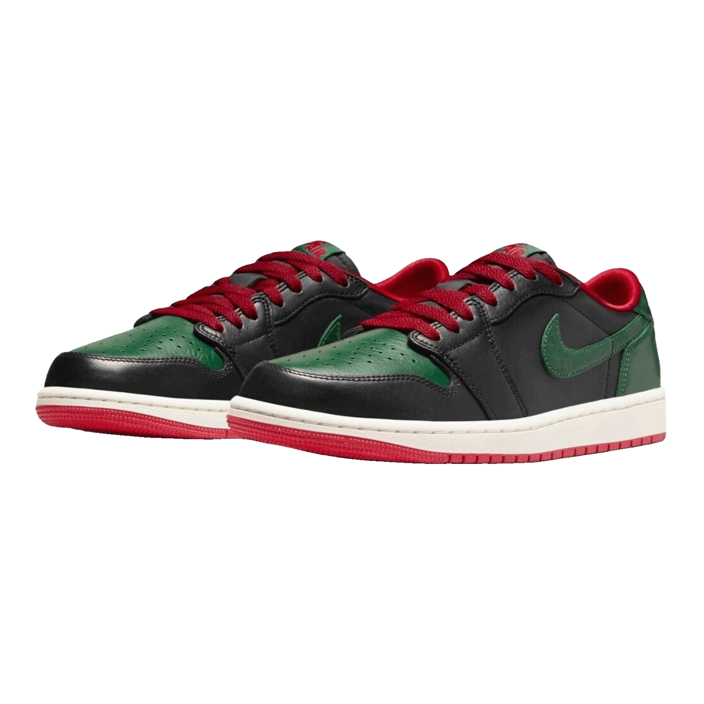 Nike Air Jordan 1 Retro Low OG Gorge Green Varsity Red (W) Side
