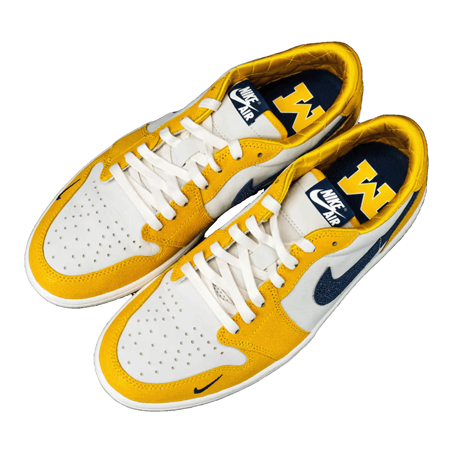 Nike Air Jordan 1 Retro Low OG Michigan PE (2023) Oben