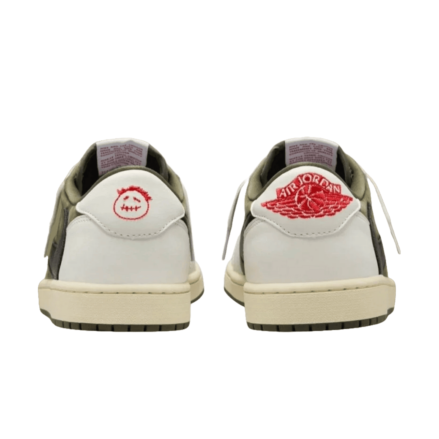 Nike Air Jordan 1 Retro Low OG SP Travis Scott Medium Olive Back