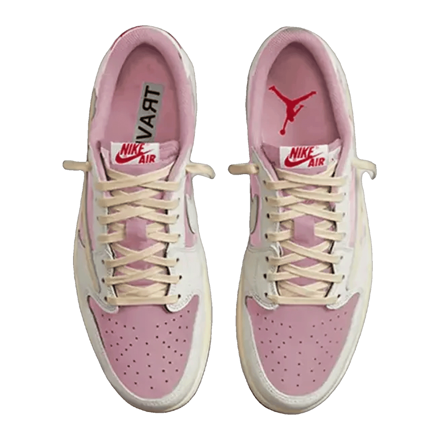 Nike Air Jordan 1 Retro Low OG SP Travis Scott Sail Shy Pink Oben