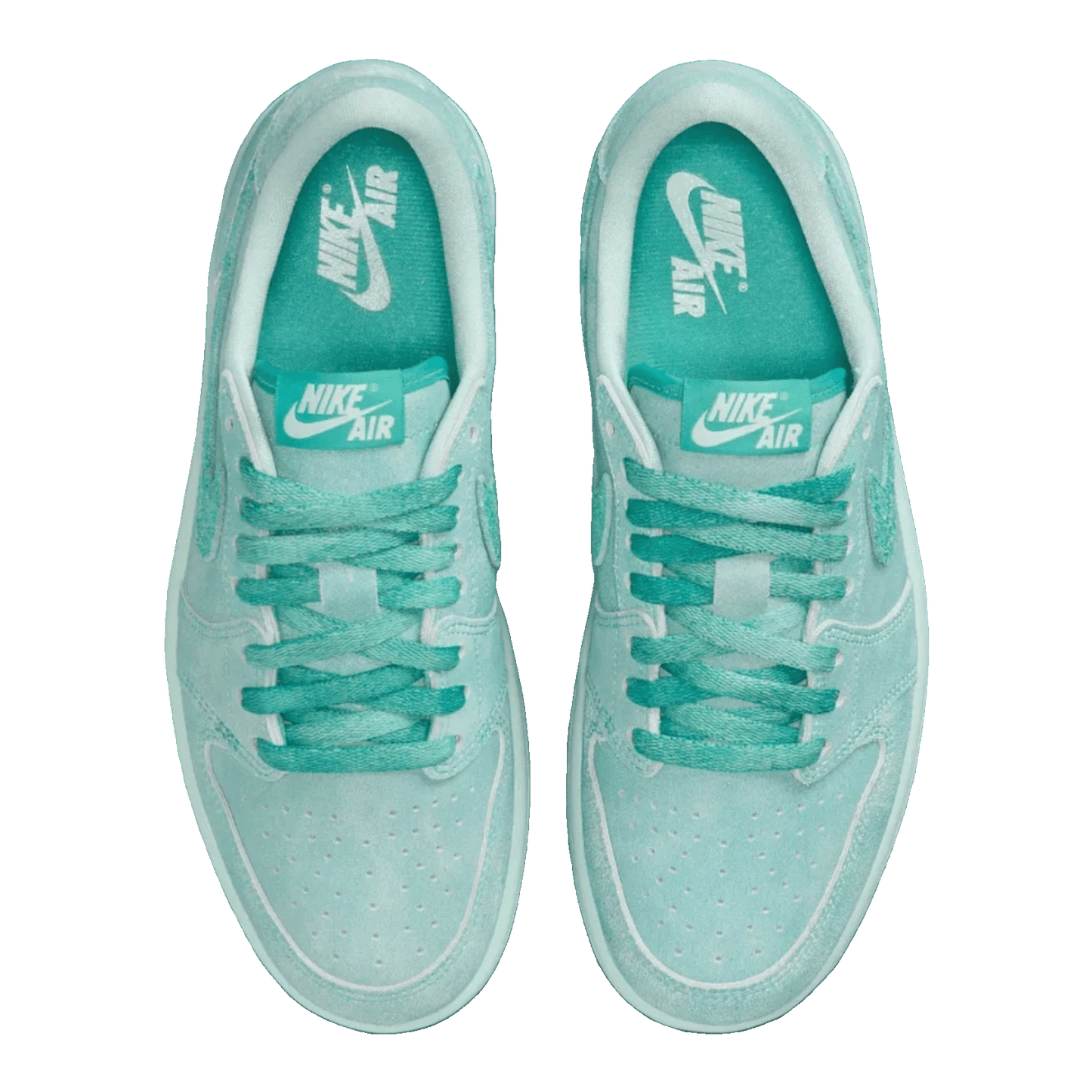 Nike Air Jordan 1 Retro Low OG Washed Teal (W) Oben