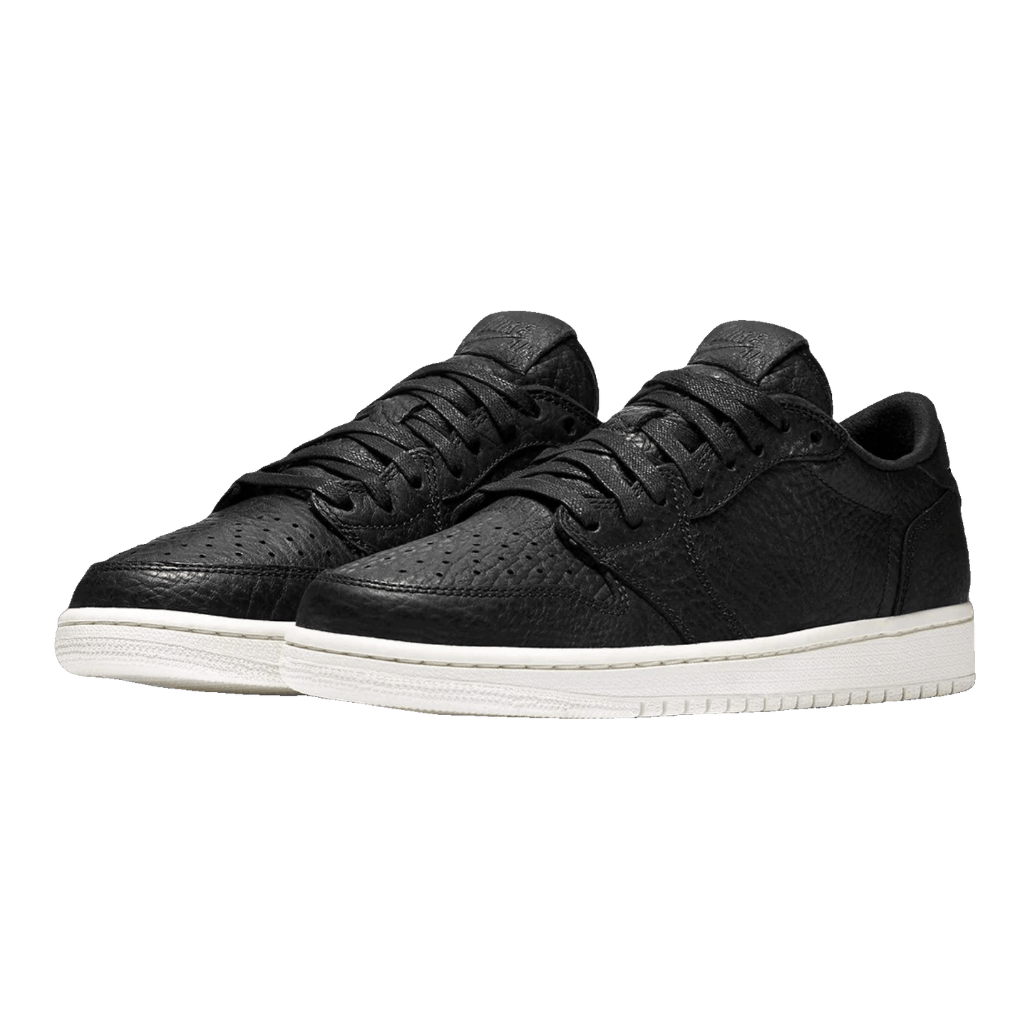 Nike Air Jordan 1 Retro Low Swooshless Black Side