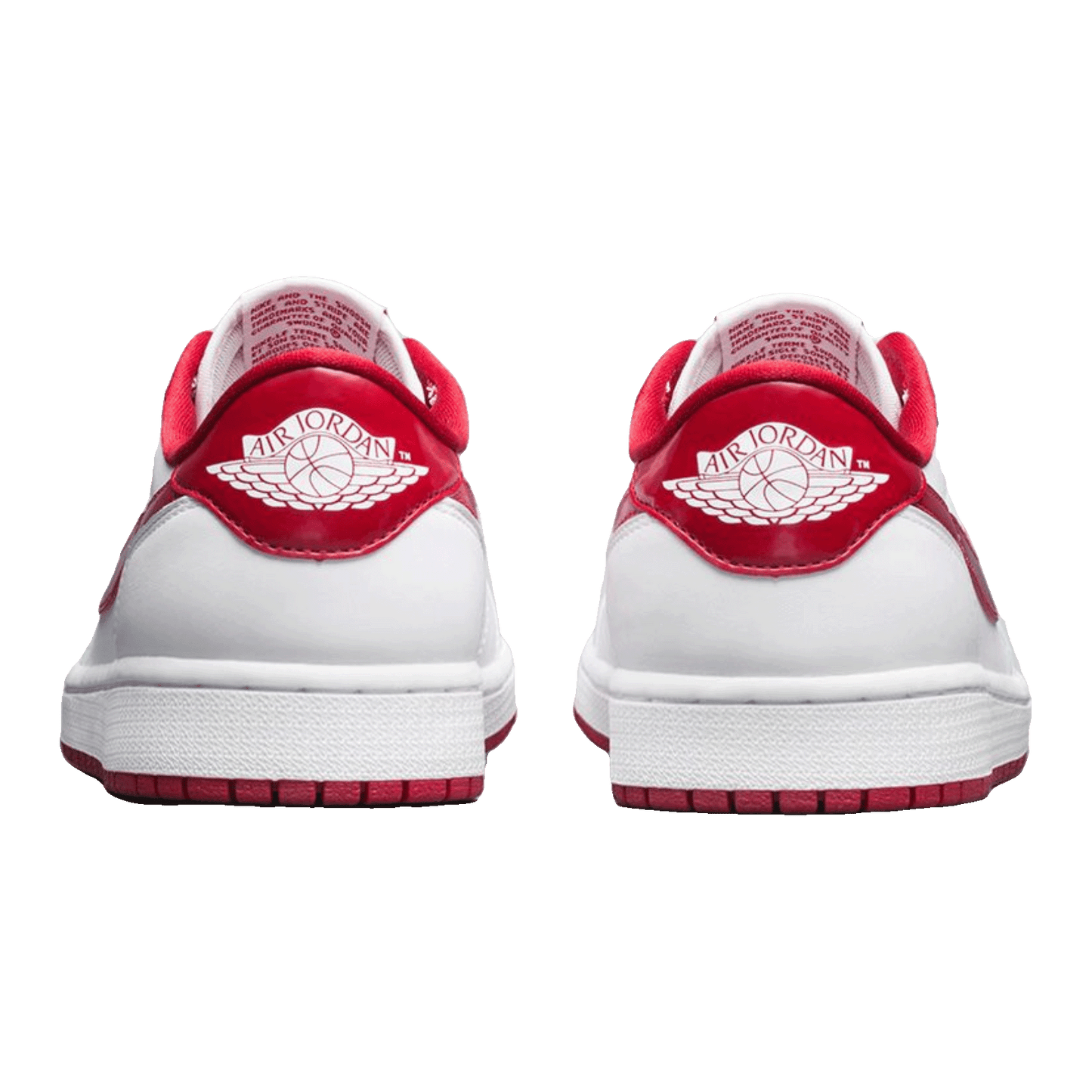 Nike Air Jordan 1 Retro Low White Varsity Red Back