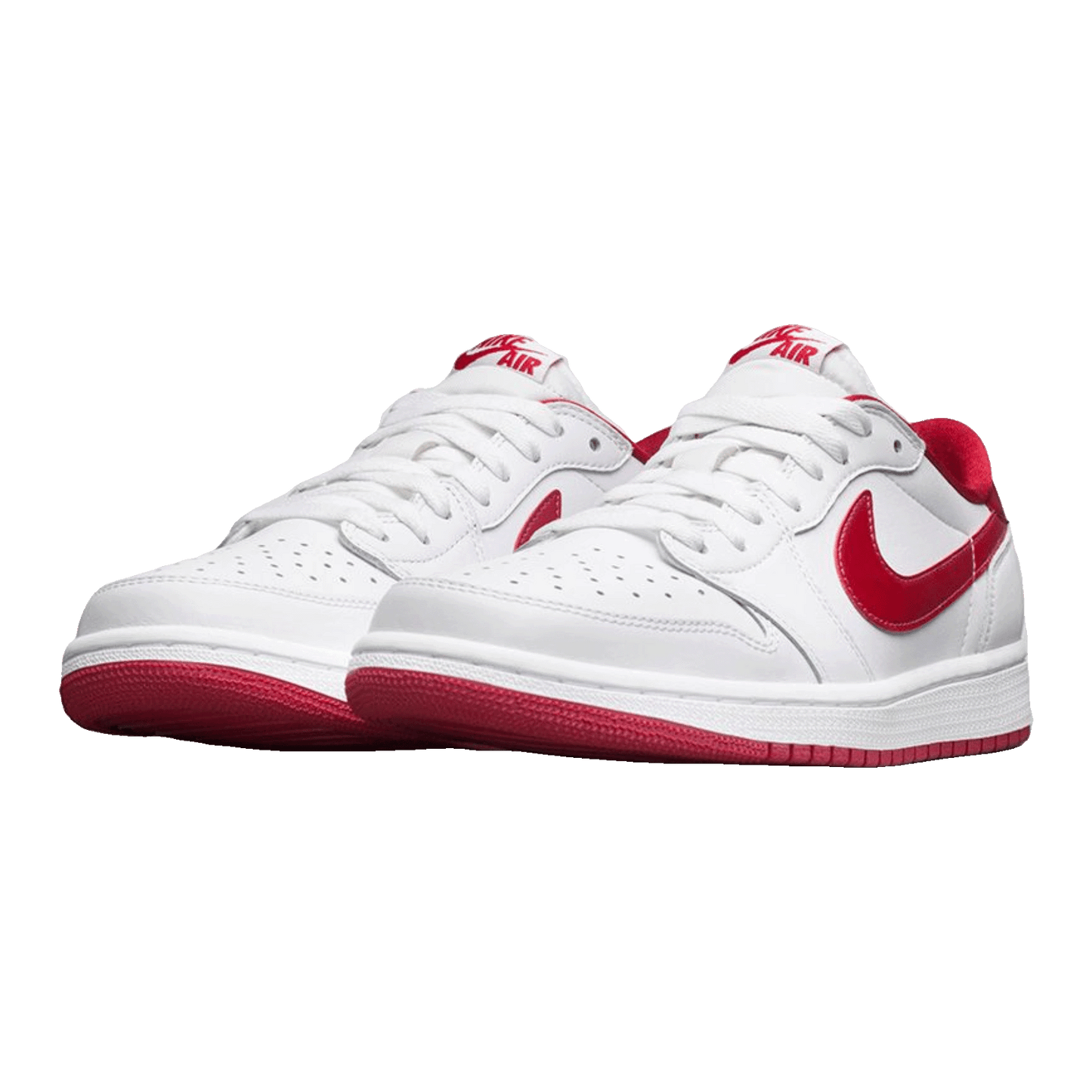 Nike Air Jordan 1 Retro Low White Varsity Red Side