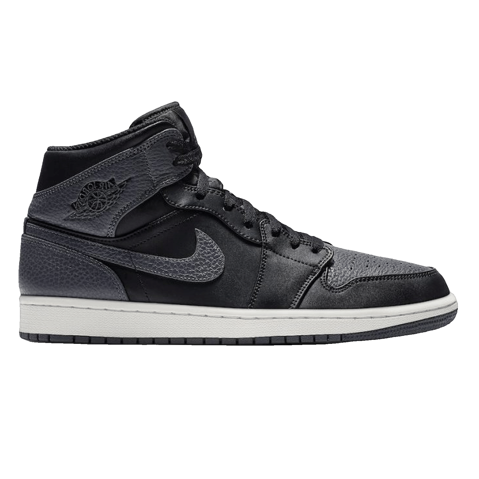 Nike Air Jordan 1 Retro Mid Black Dark Grey