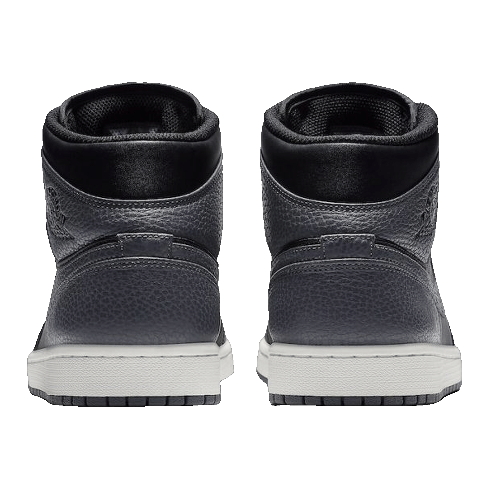 Nike Air Jordan 1 Retro Mid Black Dark Grey Back