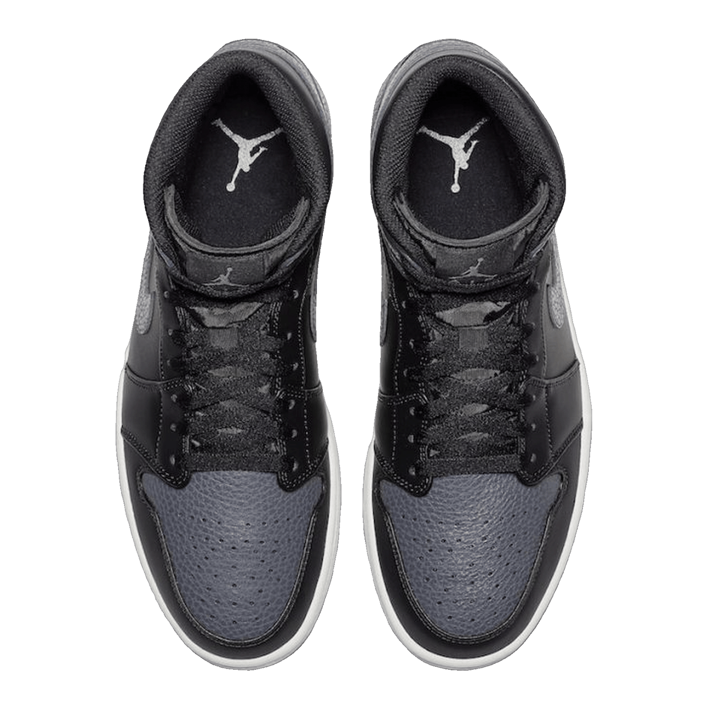 Nike Air Jordan 1 Retro Mid Black Dark Grey Oben