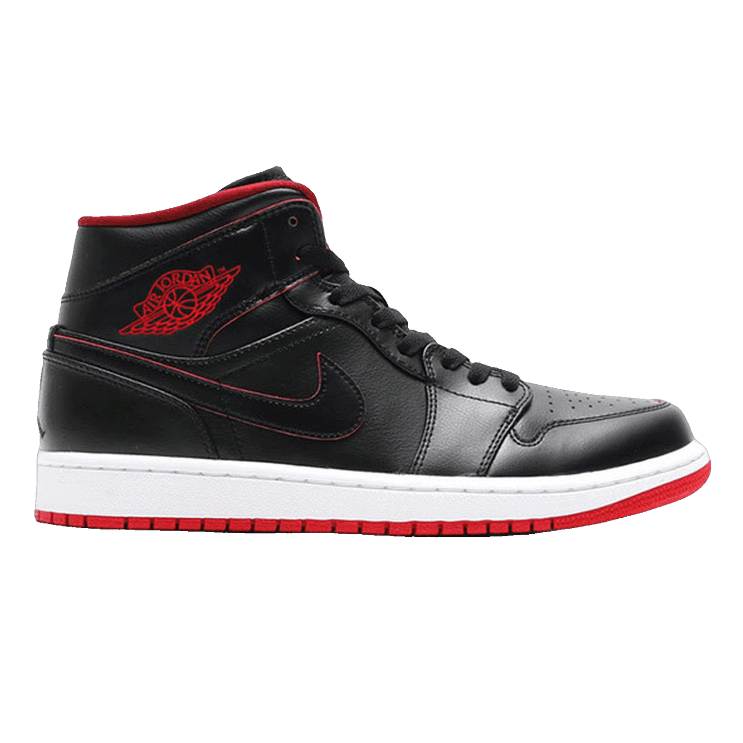 Nike Air Jordan 1 Retro Mid Black Red White
