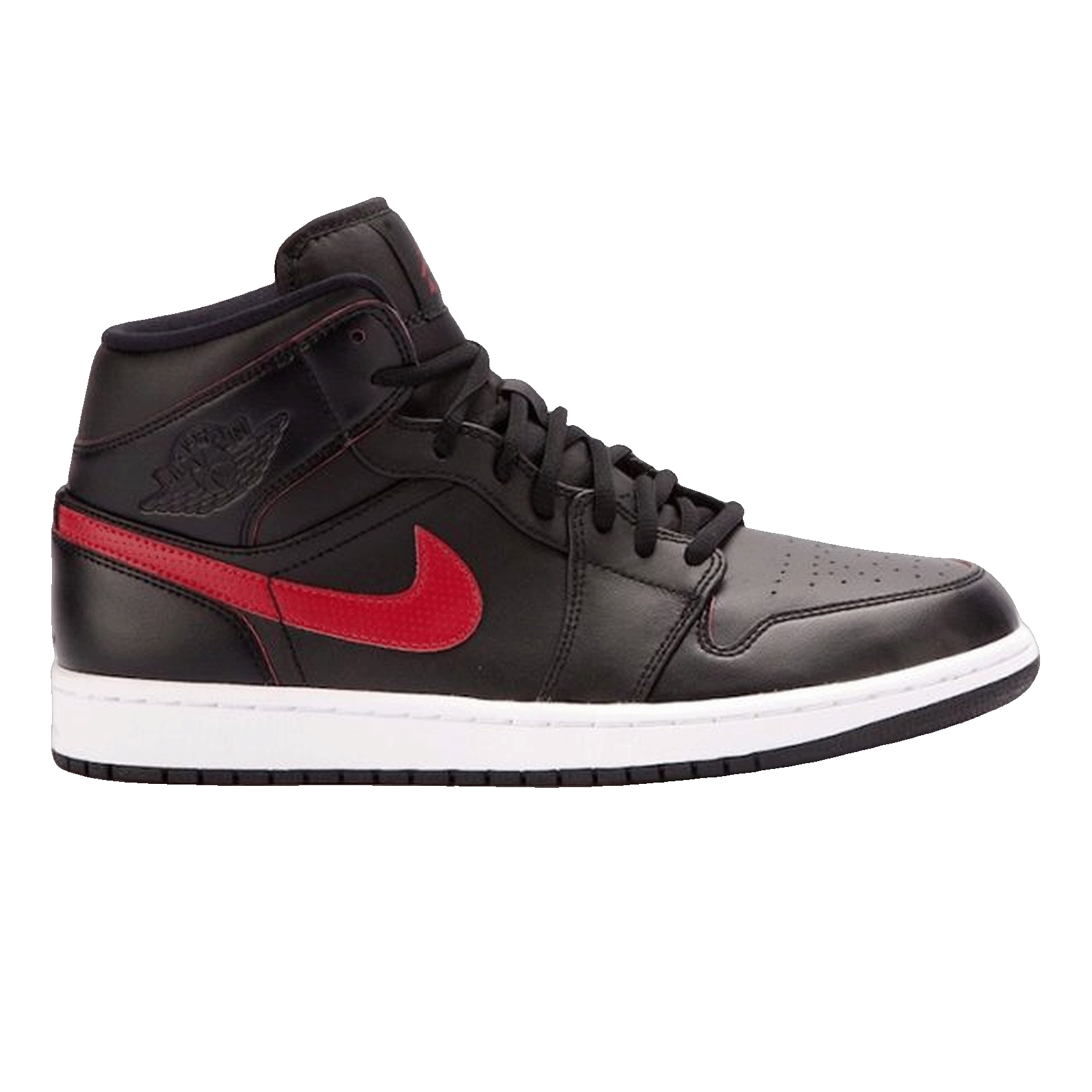 Nike Air Jordan 1 Retro Mid Black Team Red