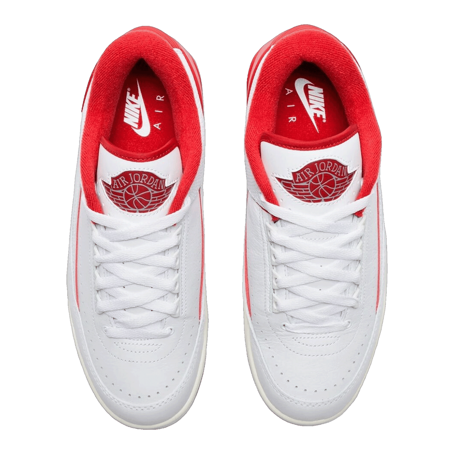 Nike Air Jordan 2/3 White Varsity Red Oben FD0383-161