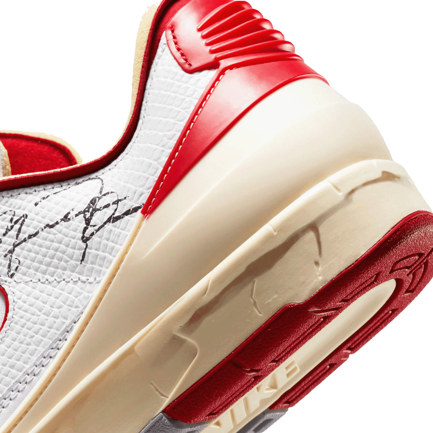 Nike Air Jordan 2 Retro Low SP Off-White White Red Back 2