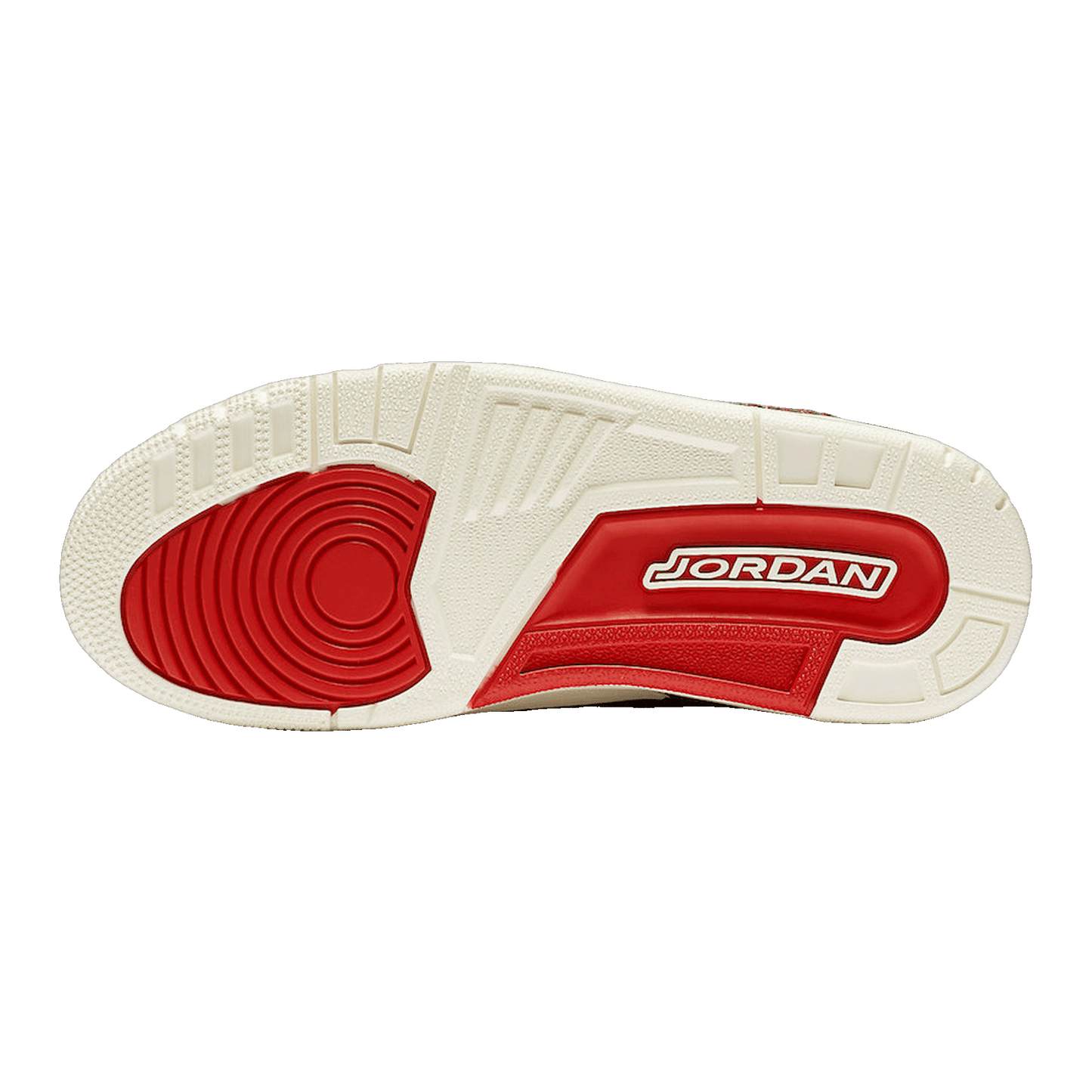 Nike Air Jordan 3 Retro AWOK Vogue University Red (W) Sohle BQ3195-601