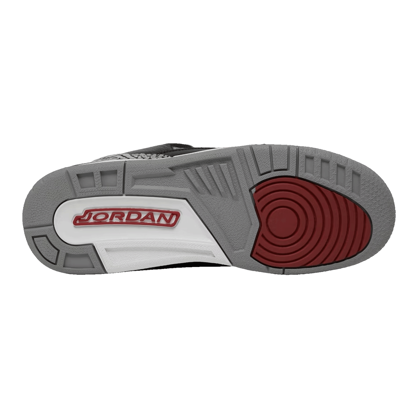 Nike Air Jordan 3 Retro Black Cement (2011) (GS) Sohle