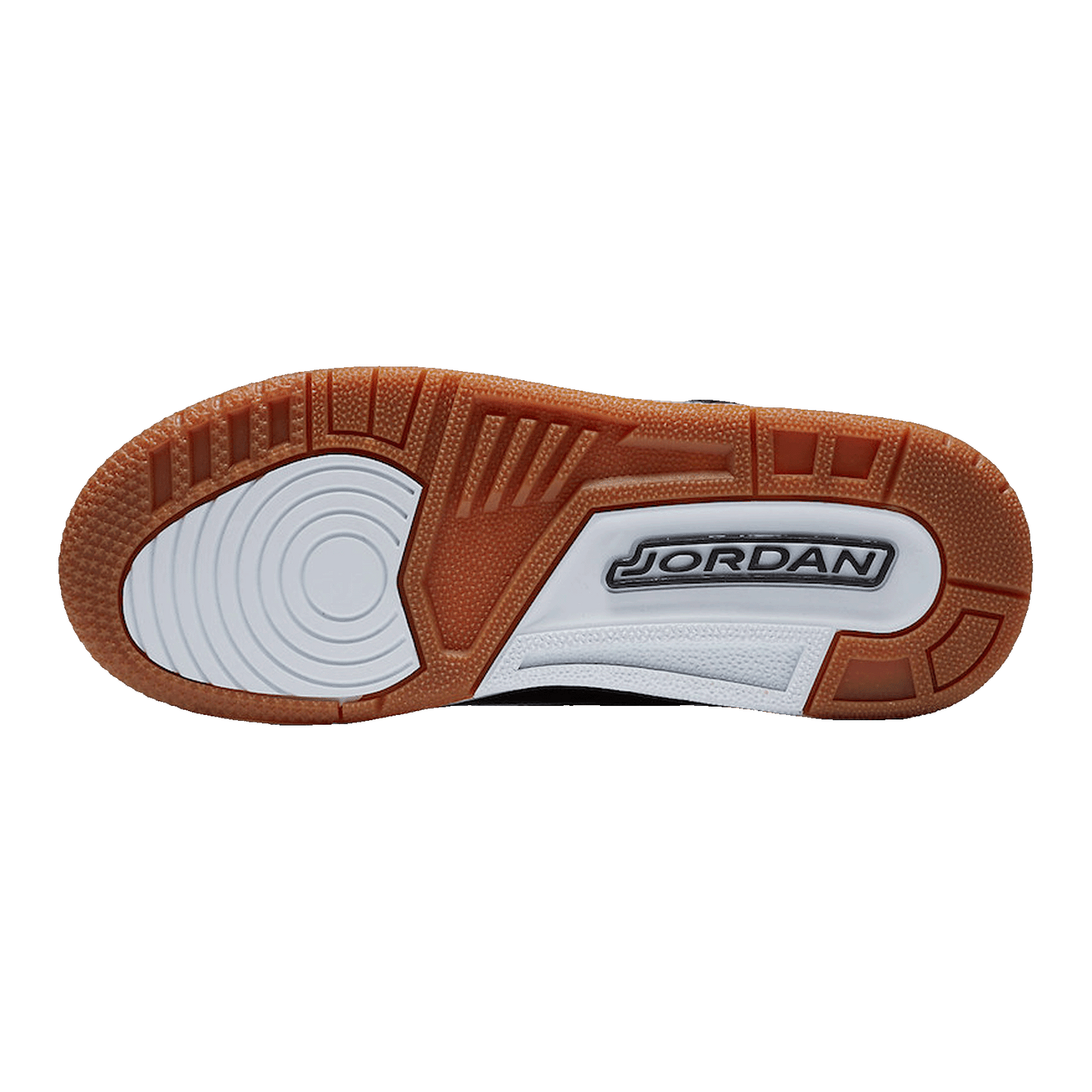 Nike Air Jordan 3 Retro Black White Gum (GS) Sohle 441140-022