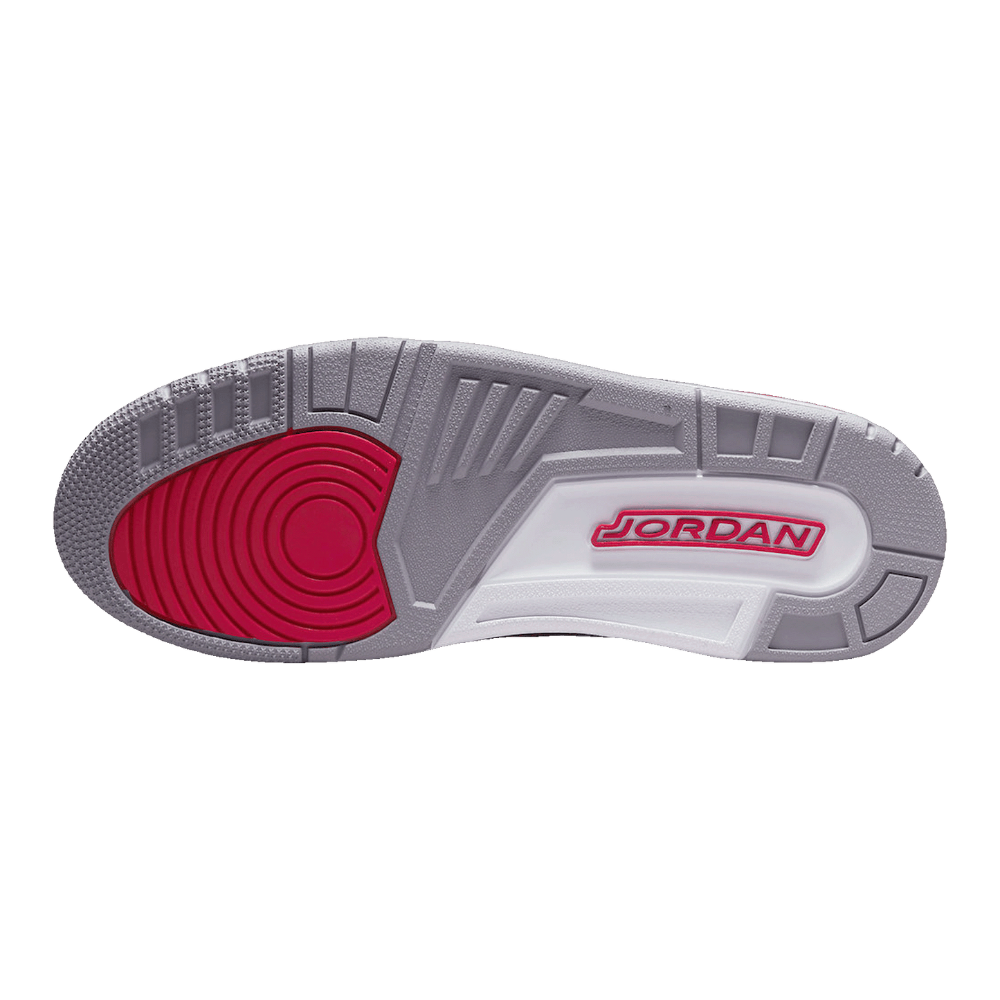 Nike Air Jordan 3 Retro Cardinal (GS) Sohle 398614-126