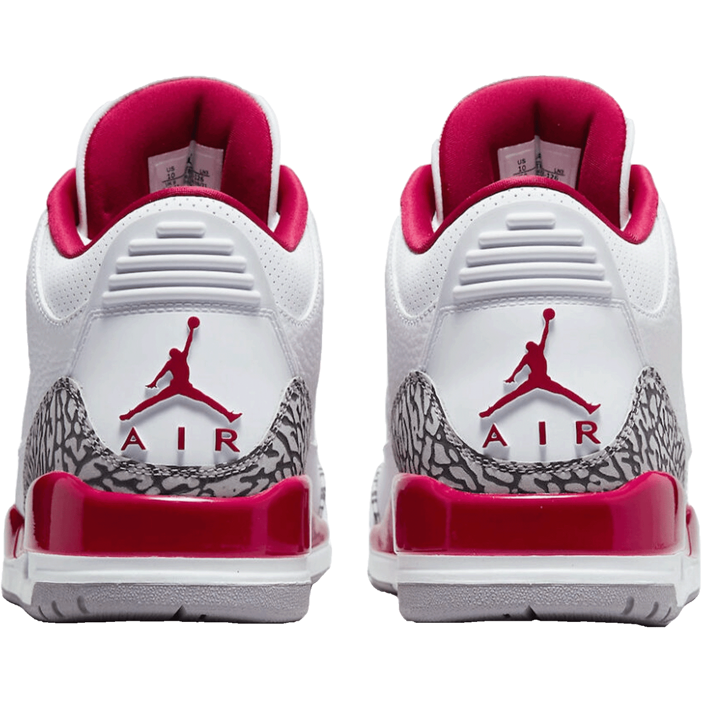 Nike Air Jordan 3 Retro Cardinal Red Back