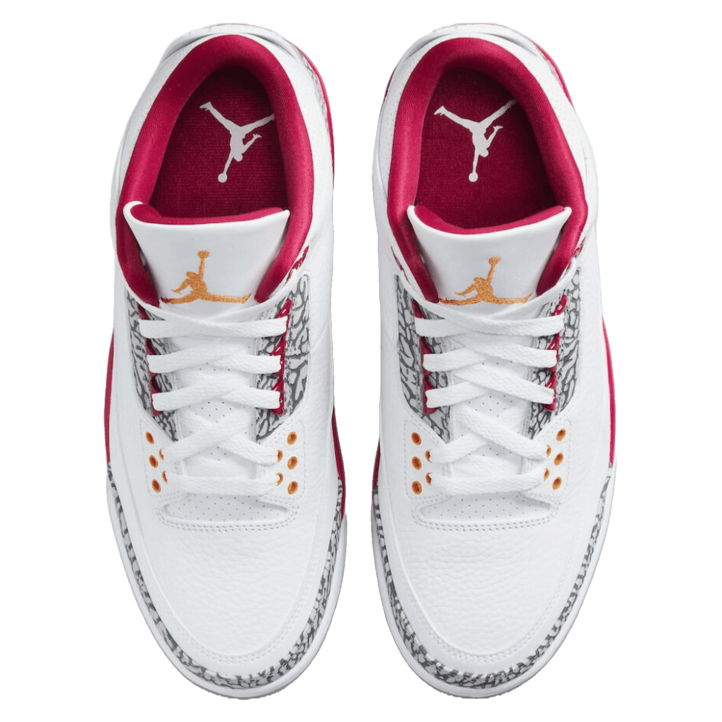 Nike Air Jordan 3 Retro Cardinal Red Oben
