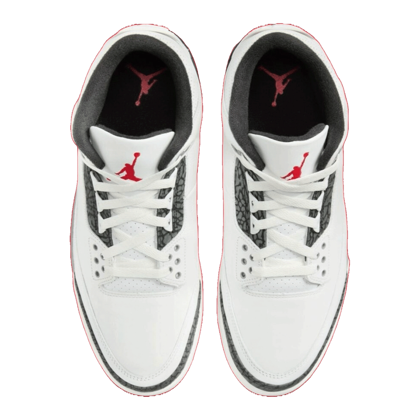 Nike Air Jordan 3 Retro Cement Grey (GS) Oben