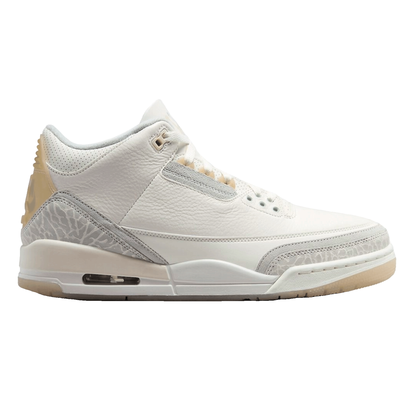 Nike Air Jordan 3 Retro Craft Ivory Forty Four Sneaker