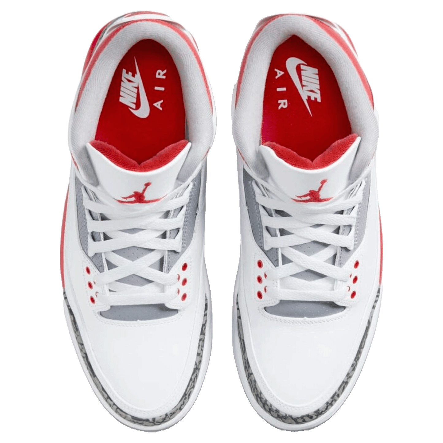 Nike Air Jordan 3 Retro Fire Red (2022) Oben