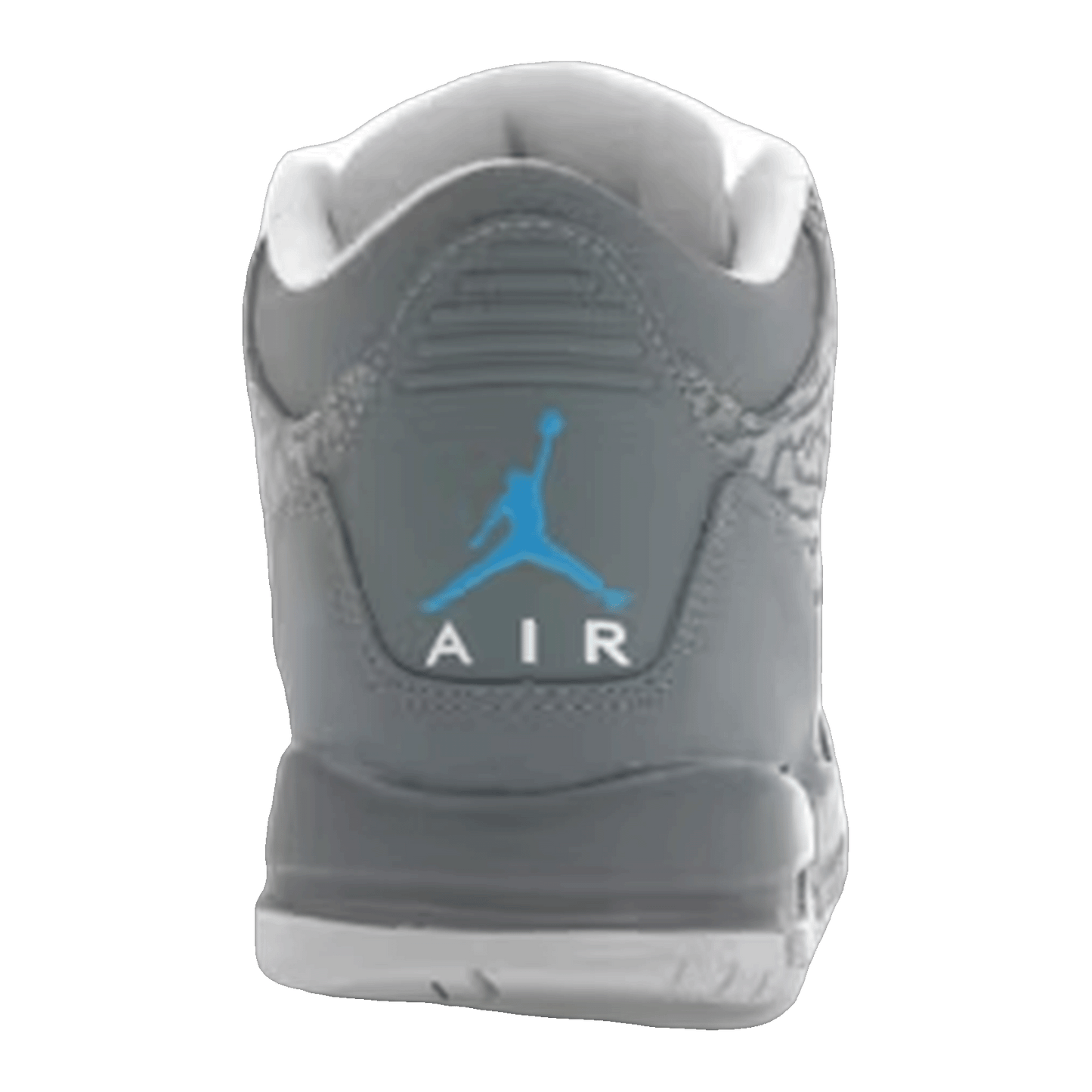 Nike Air Jordan 3 Retro Flip Cool Grey Blue Glow (GS) Back 441140-015