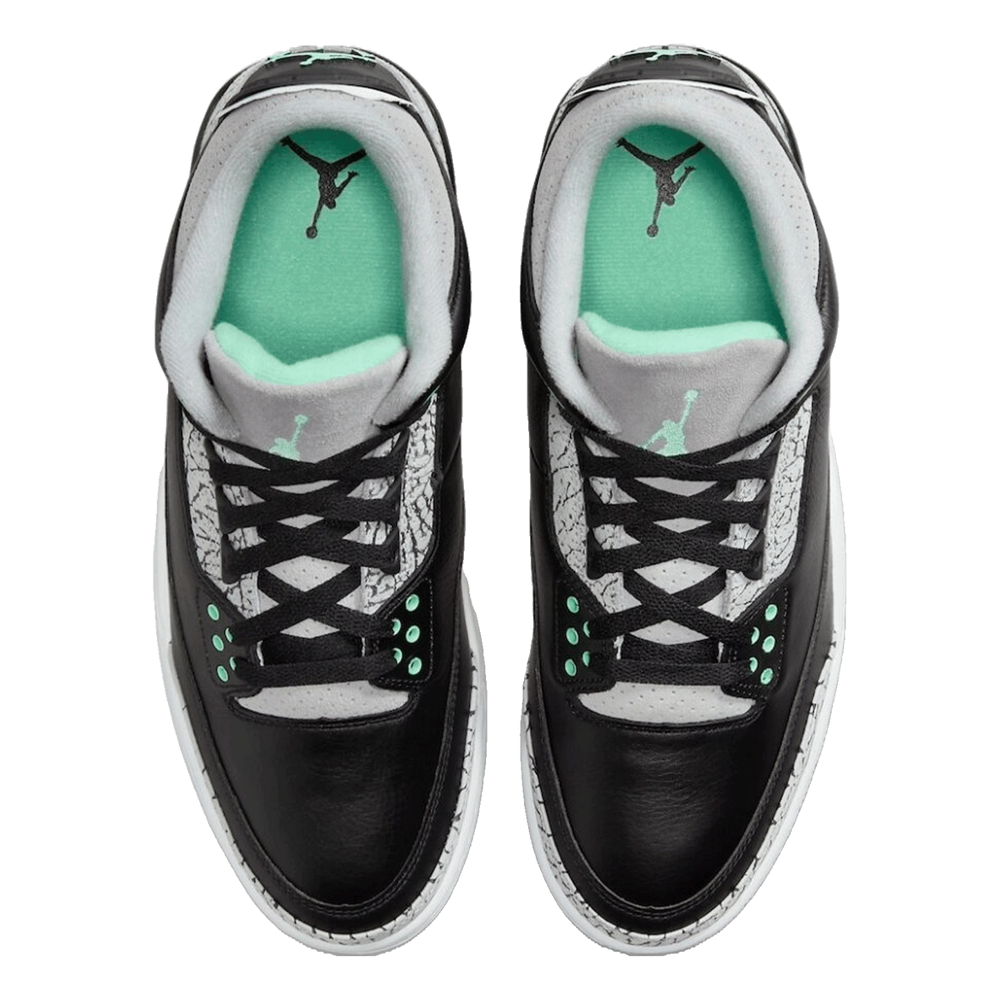Nike Air Jordan 3 Retro Green Glow Oben