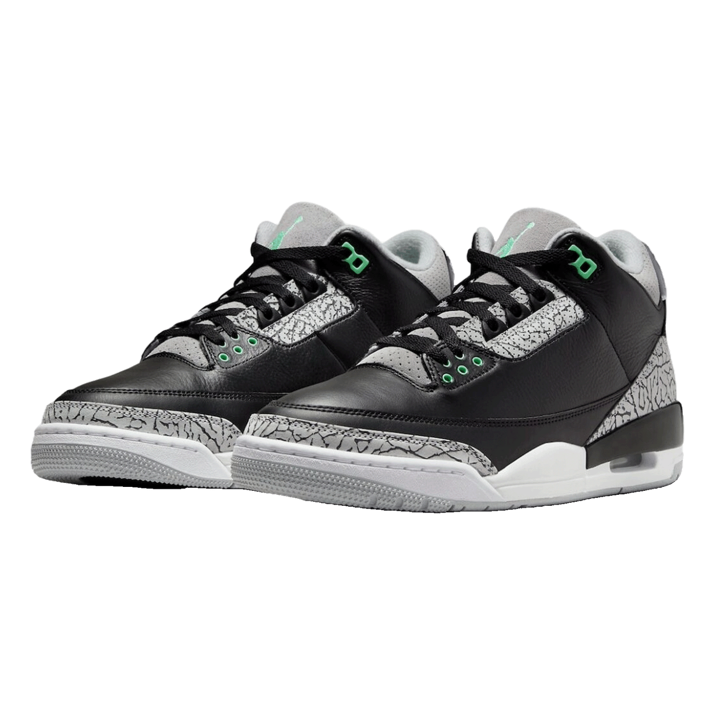 Nike Air Jordan 3 Retro Green Glow Side