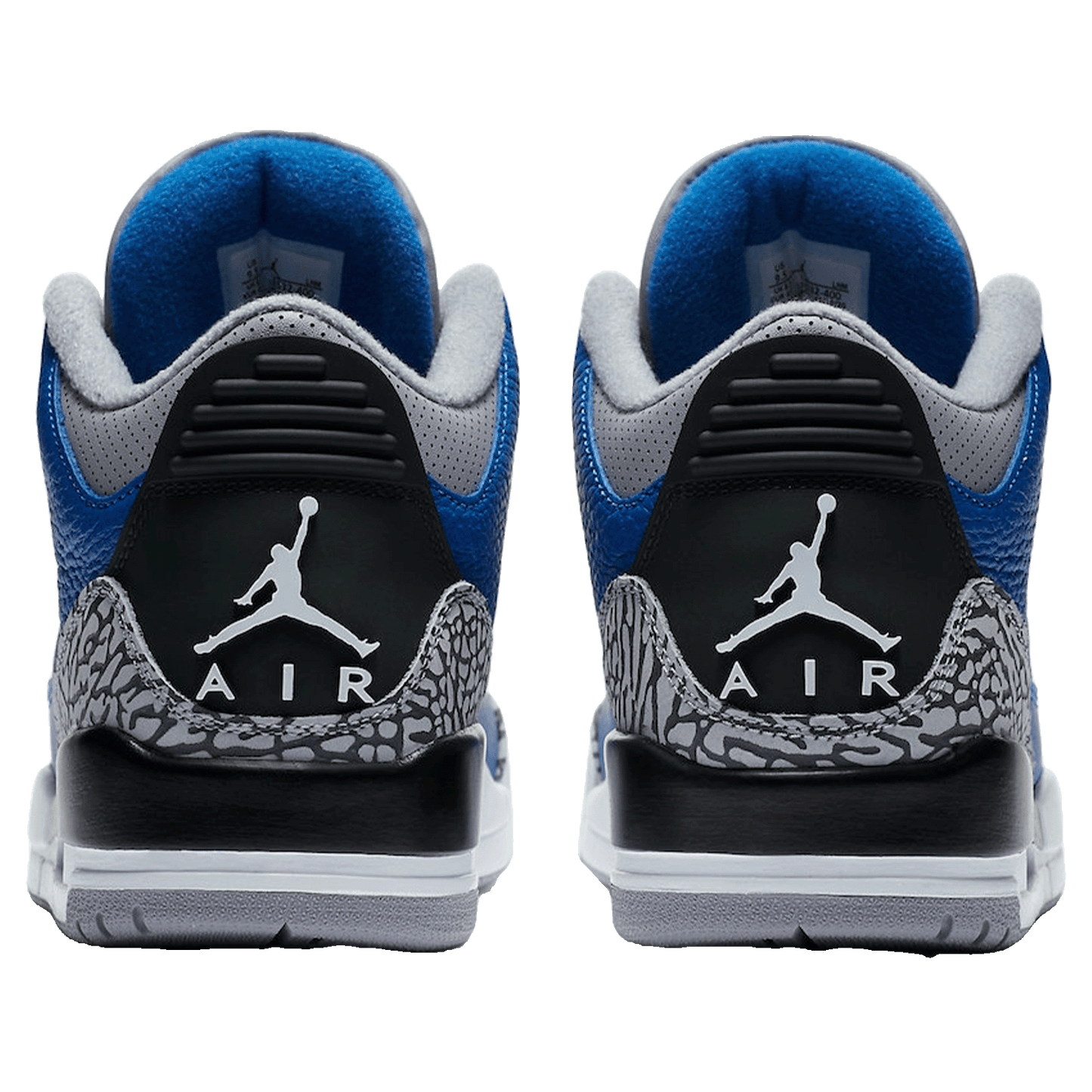 Nike Air Jordan 3 Retro Varsity Royal Cement Back
