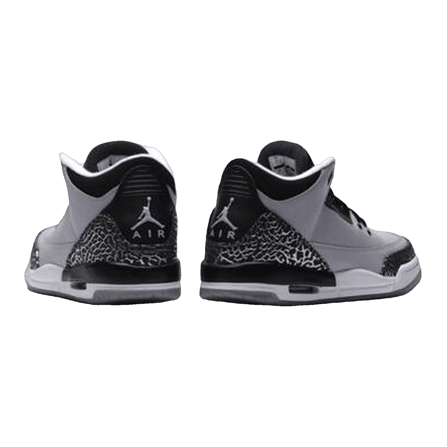 Nike Air Jordan 3 Retro Wolf Grey (GS) Back 398614-004