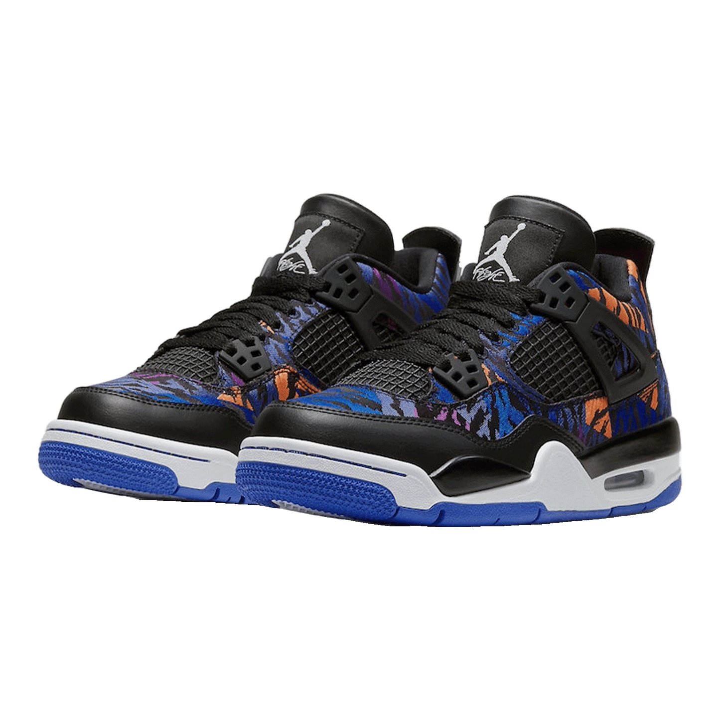 Nike Air Jordan 4 Retro Black Rush Violet (GS) Side