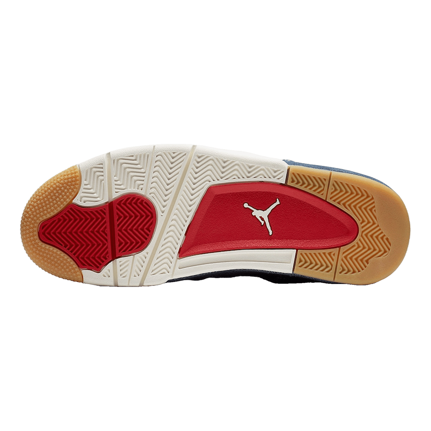 Nike Air Jordan 4 Retro Levi's Denim (Blank Tag) Sohle