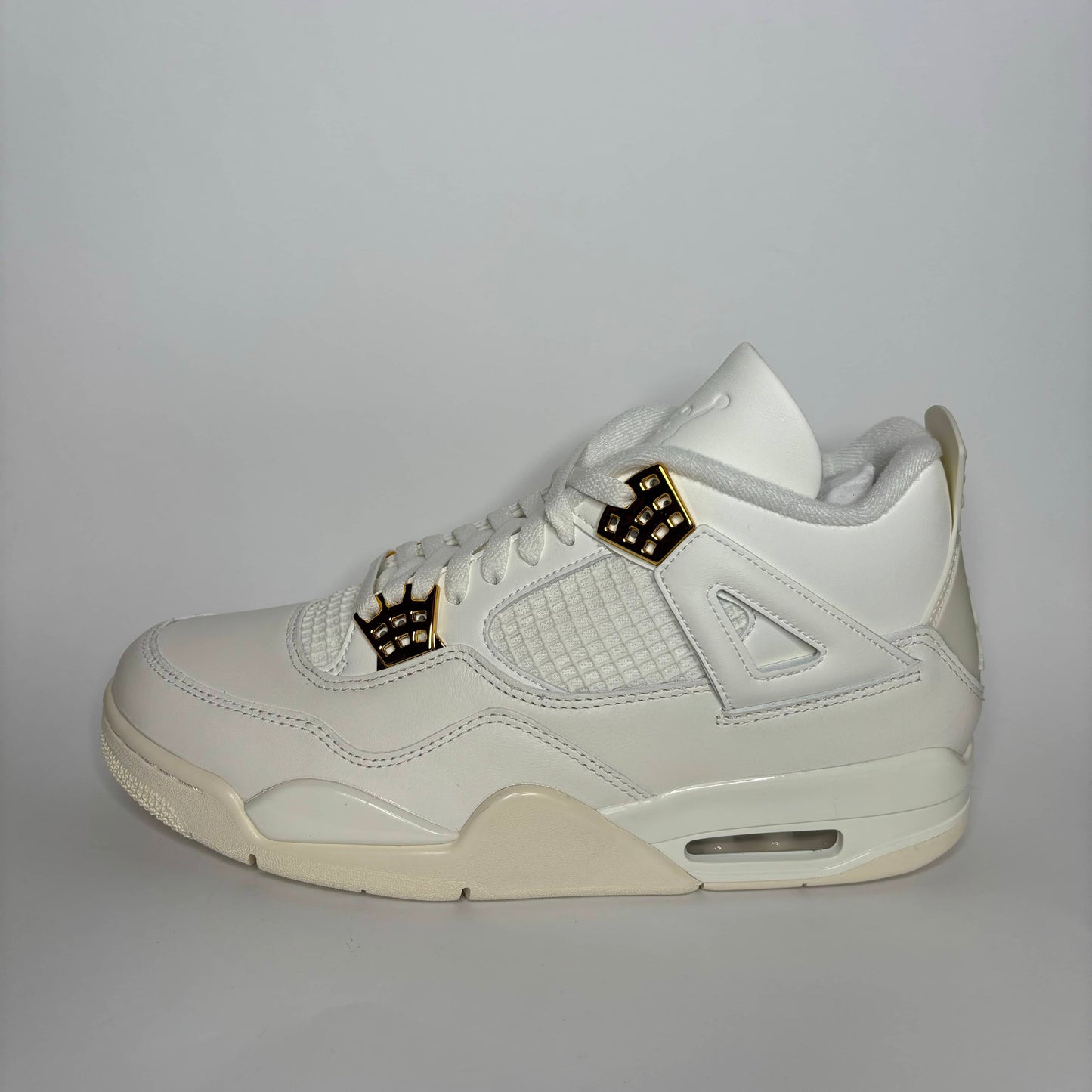 Nike Air Jordan 4 Retro Metallic Gold (W) Side
