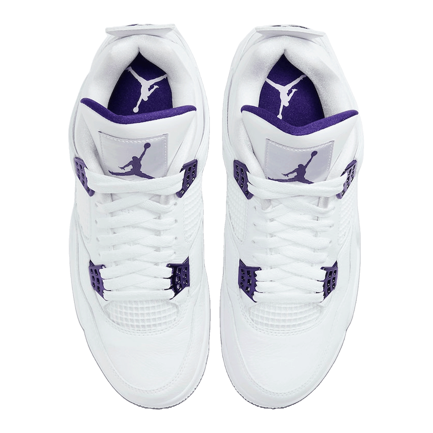 Nike Air Jordan 4 Retro Metallic Purple (GS) Oben