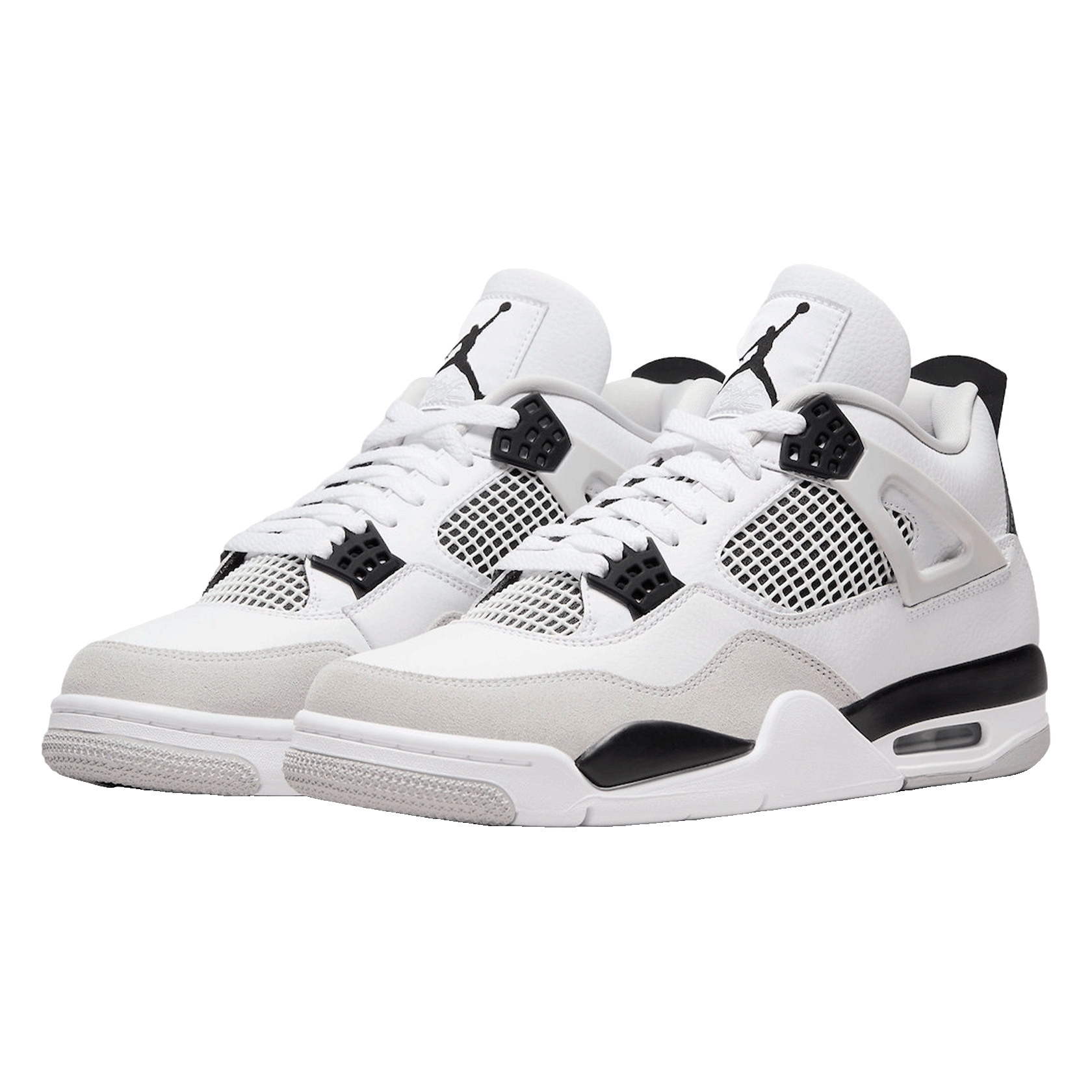 Nike Air Jordan 4 Retro Military Black (GS) Side