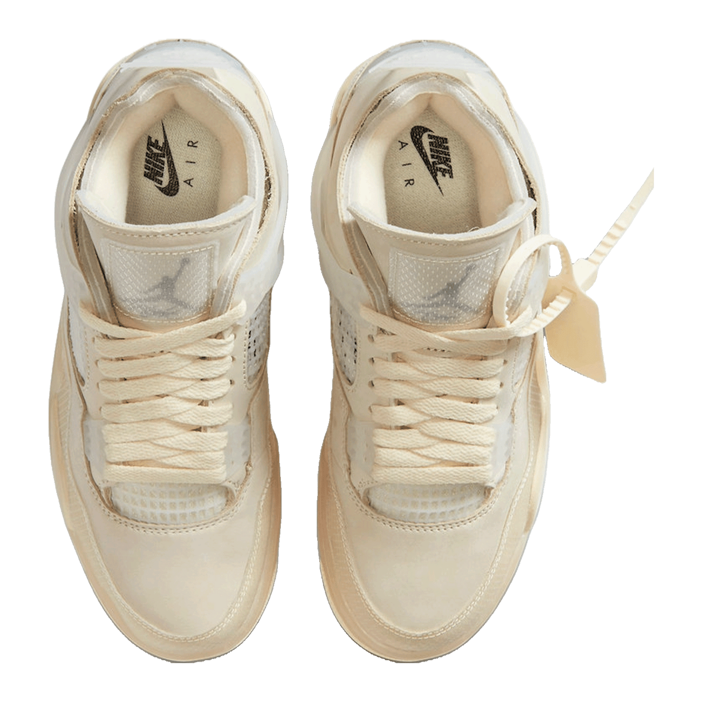 Nike Air Jordan 4 Retro Off-White Sail (W) Oben
