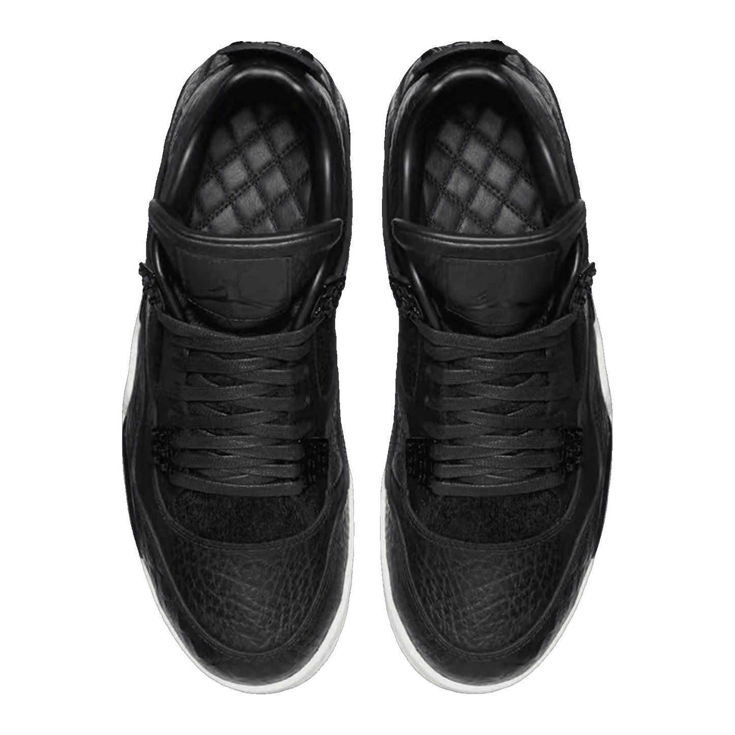 Nike Air Jordan 4 Retro Pony Hair Black Oben