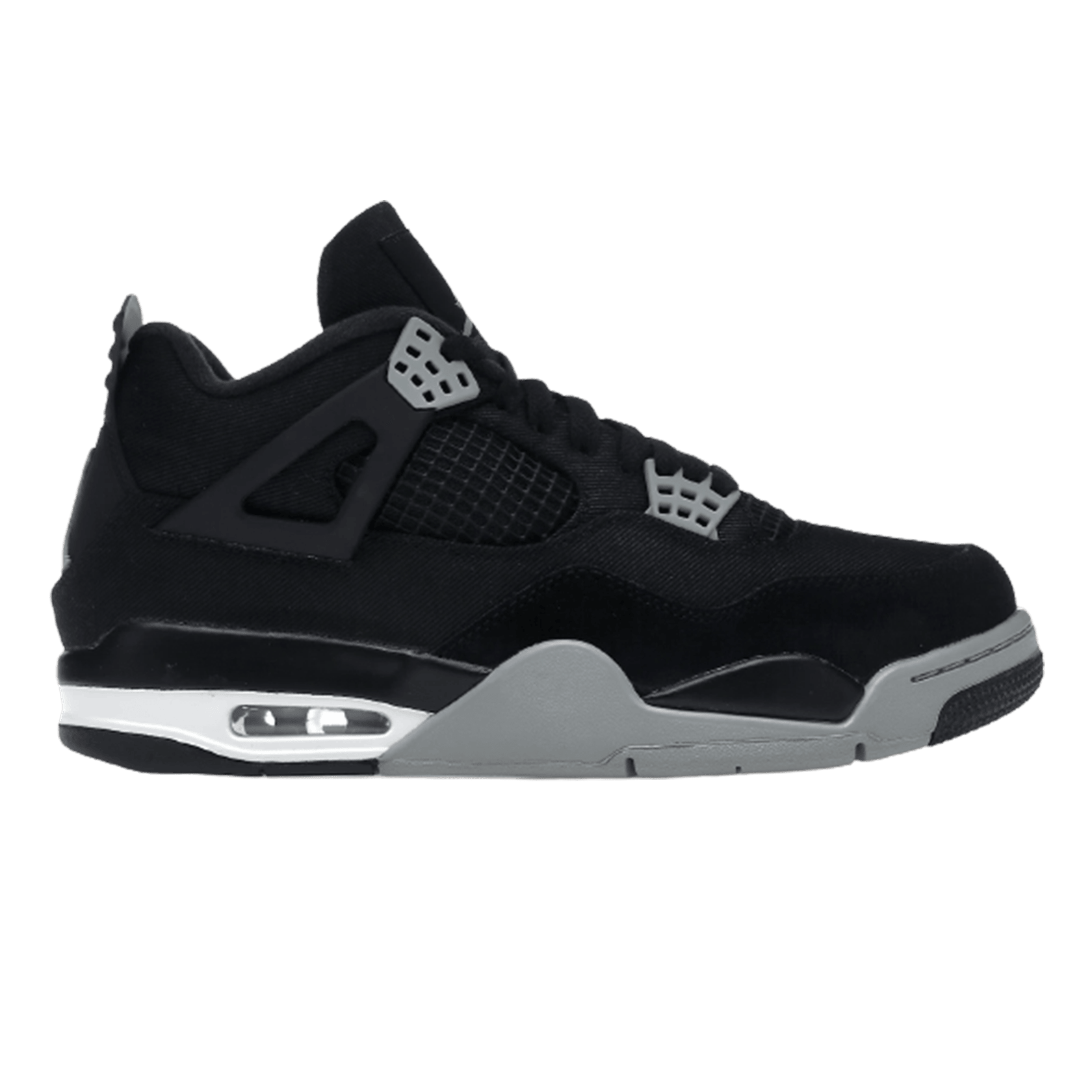 Nike Air Jordan 4 Retro SE Black Canvas Forty Four Sneaker