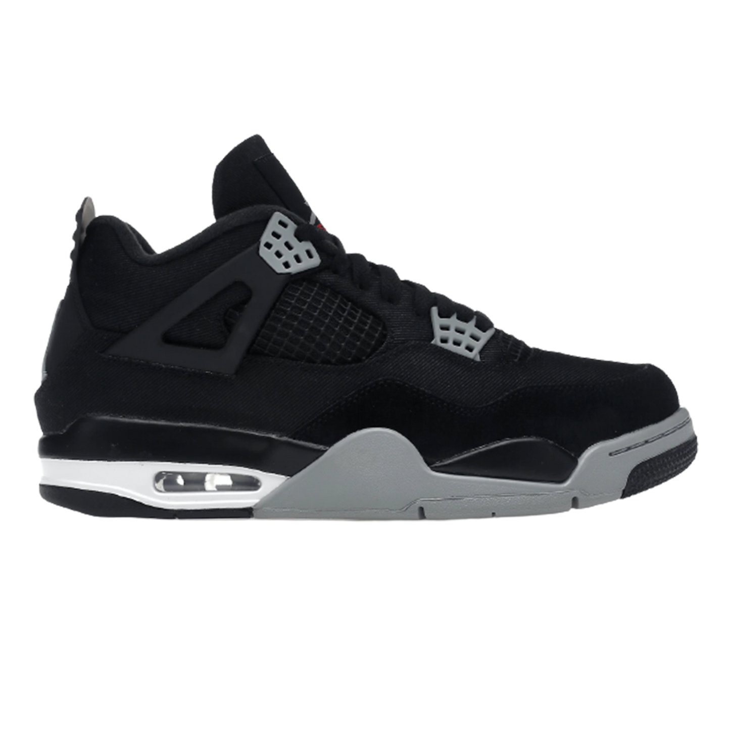 Nike Air Jordan 4 Retro Black Canvas (GS)