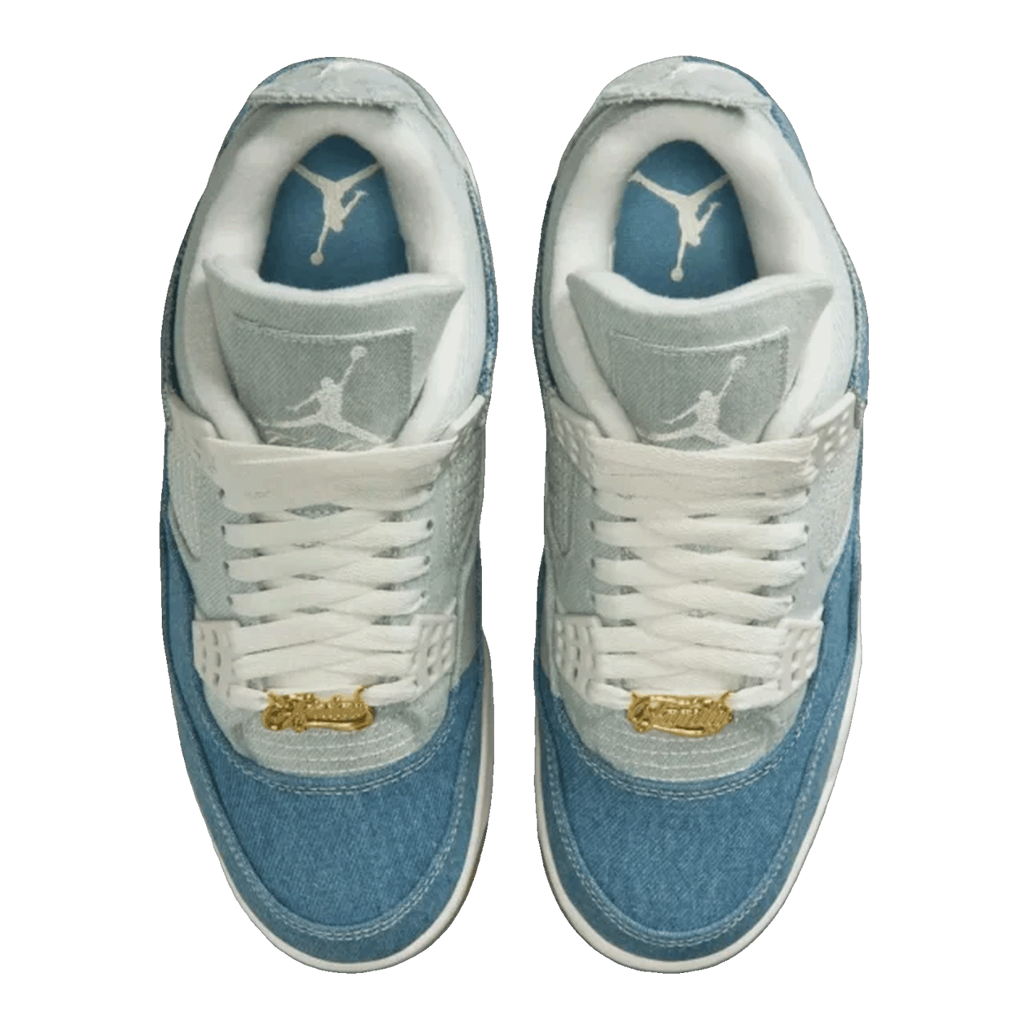 Nike Air Jordan 4 Retro TEX Denim Worn Blue (W) Oben