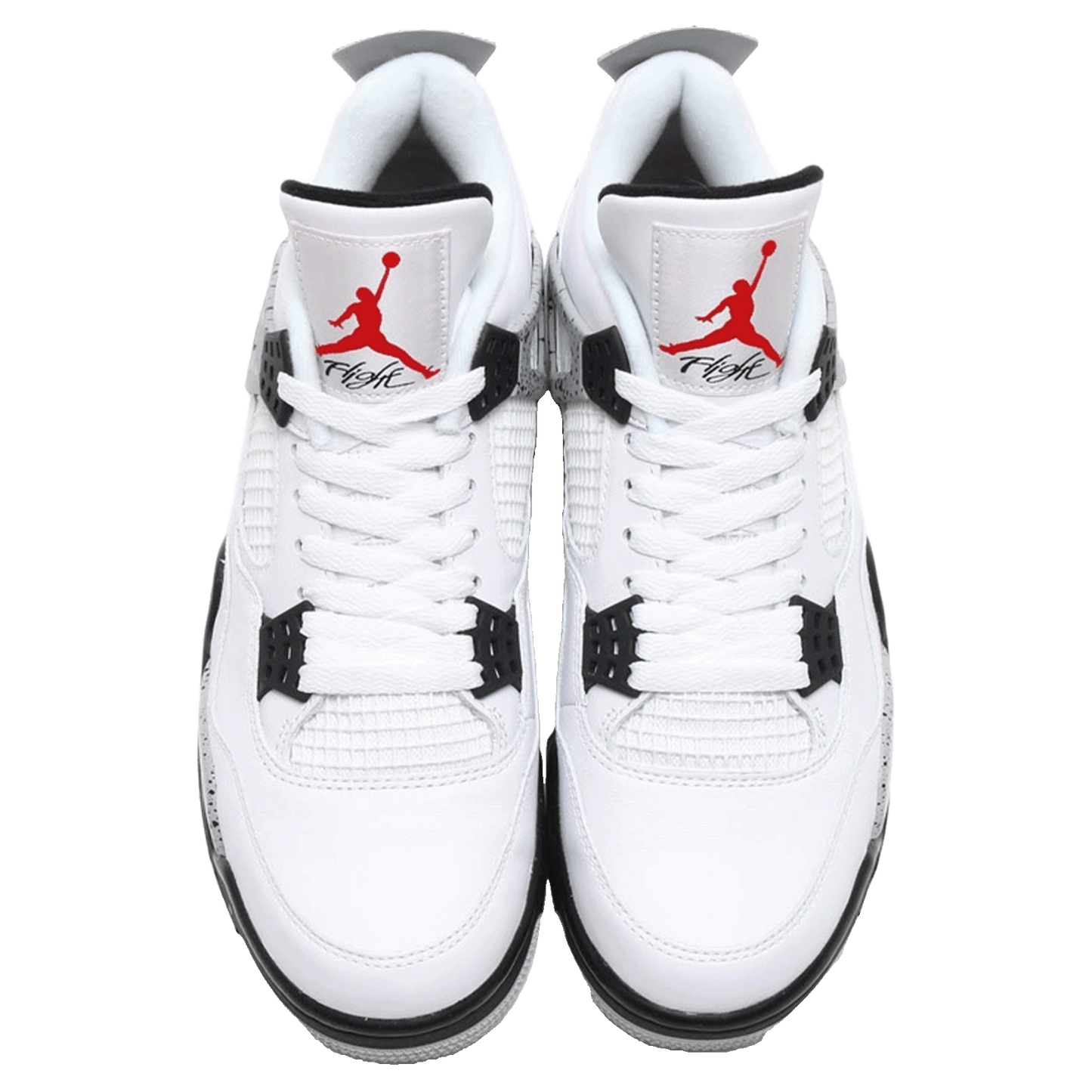Nike Air Jordan 4 Retro White Cement (2016) (GS) Oben