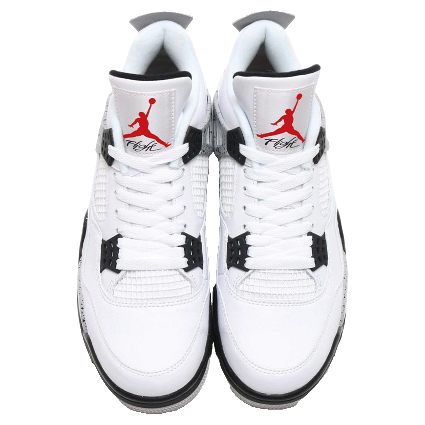 Nike Air Jordan 4 Retro White Cement (2016) (GS) Oben