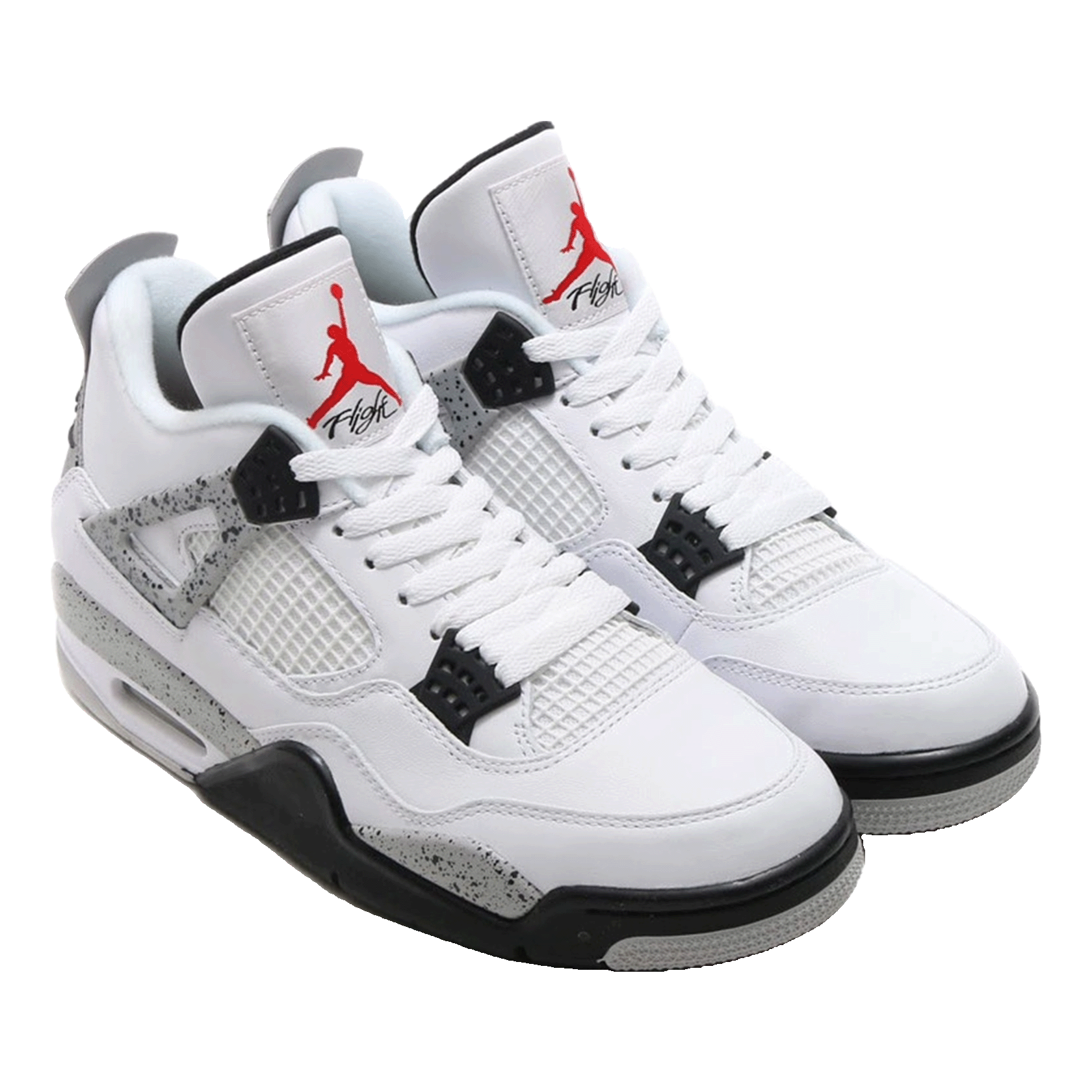 Nike Air Jordan 4 Retro White Cement (2016) (GS) Side