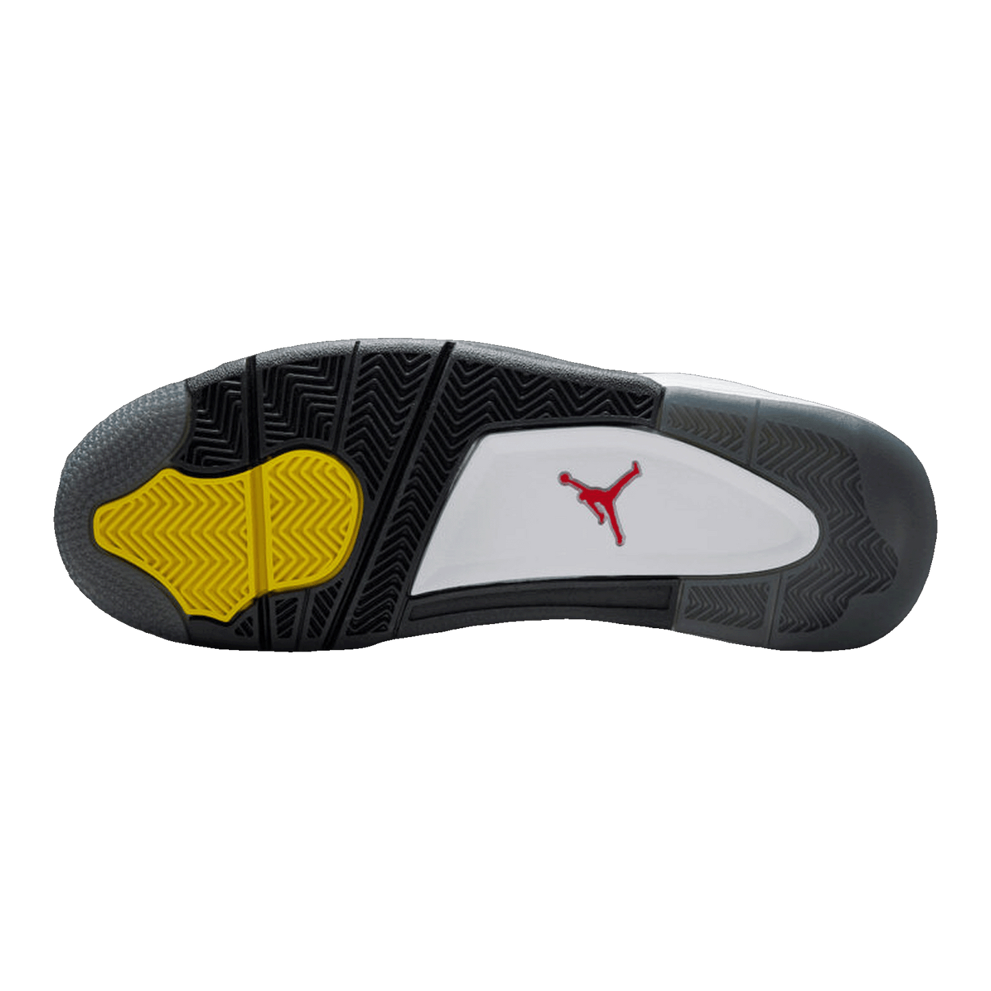 Nike Air Jordan 4 RM Premium White Black Smoke Grey Fire Red (GS) Sohle